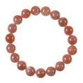 Sunstone Bead Stretch Bracelet B3628-Sunstone - 10MM