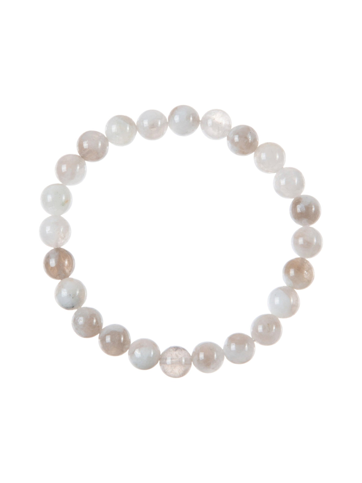 Moon Stone Stretch Bracelet B3635-Moon Stone - 8MM