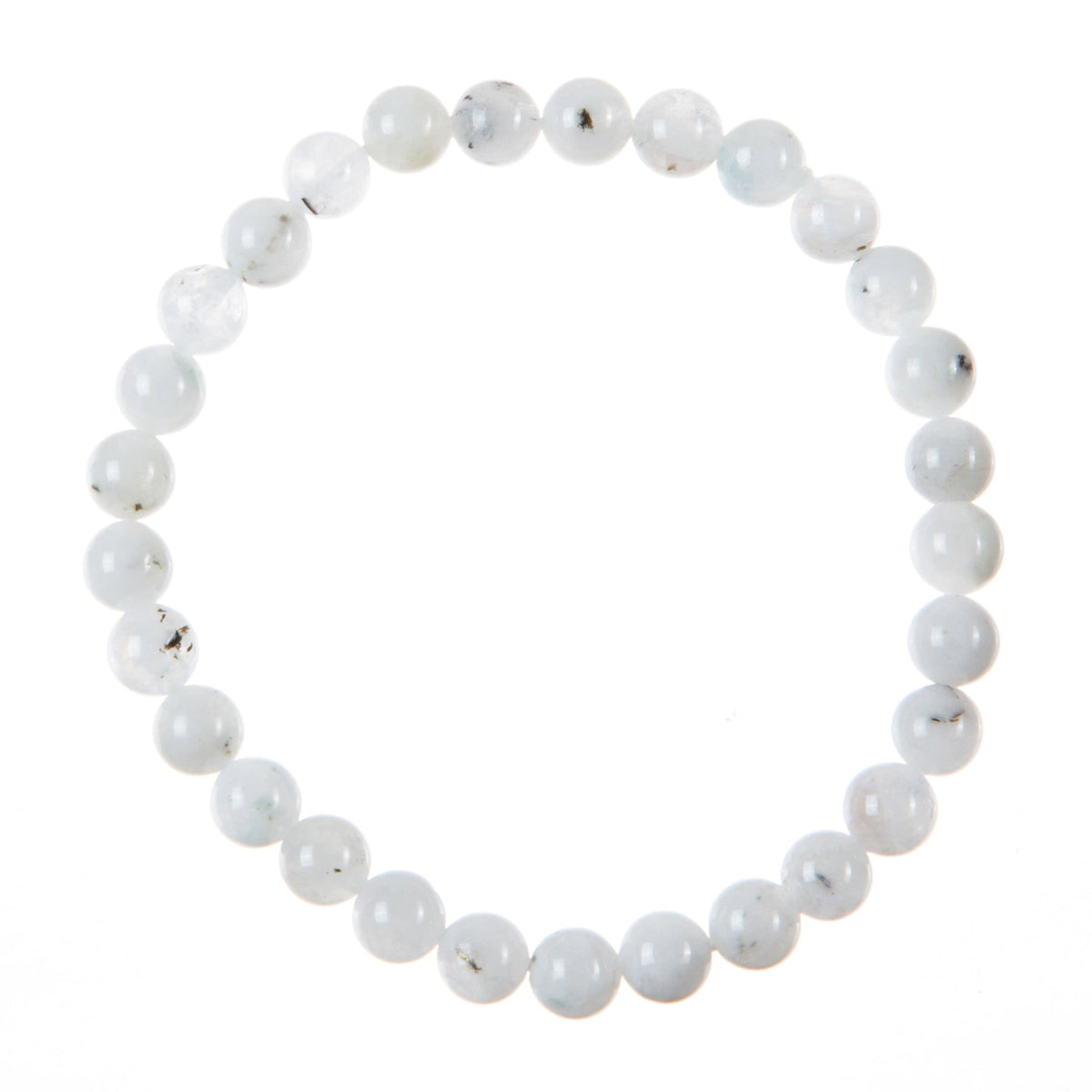 Blue Moon Stone-AB Stretch Bracelet B3637-Blue Moon Stone-AB - 6MM
