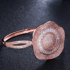 Flower Cubic Zirconia Bracelet B3640
