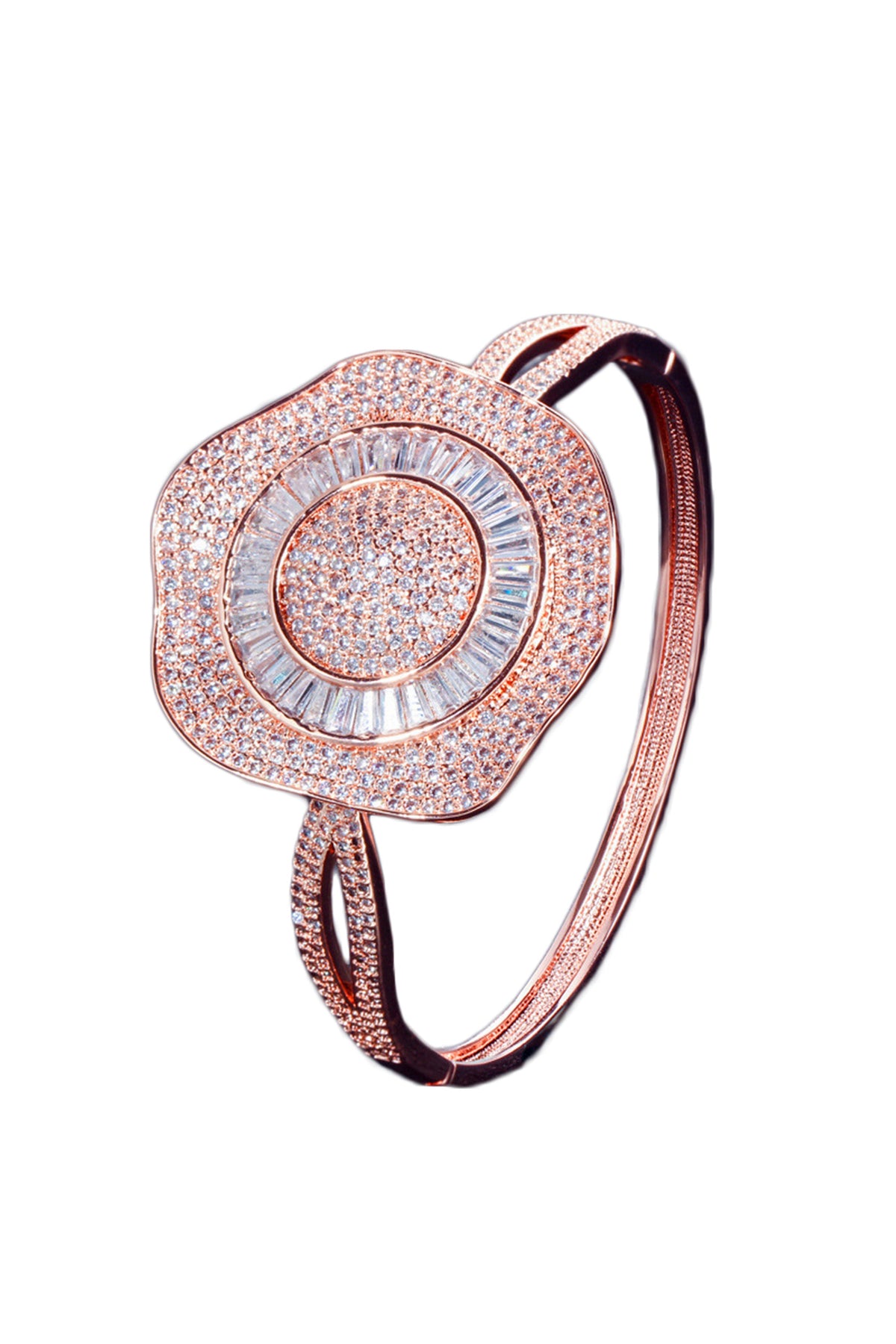 Flower Cubic Zirconia Bracelet B3640