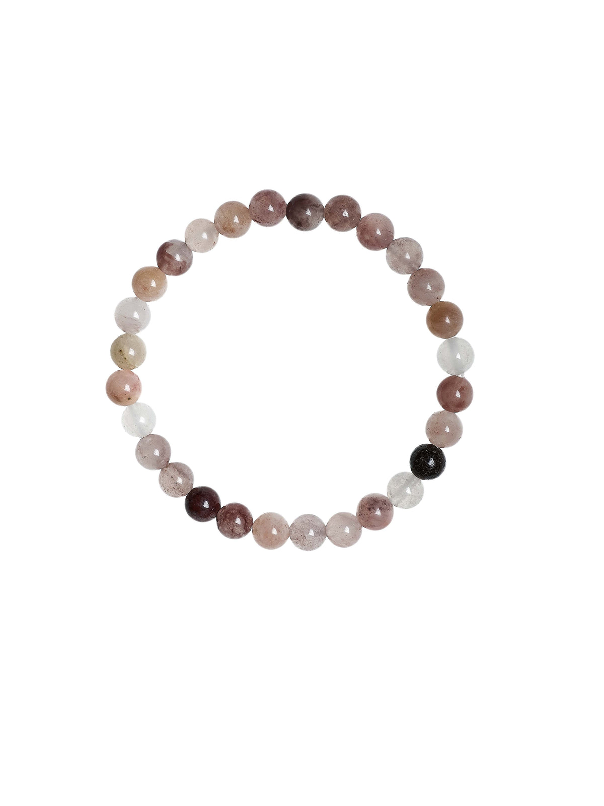 Violet Jasper Stone Stretch Bracelet B3710-Violet-Jasper - 6MM