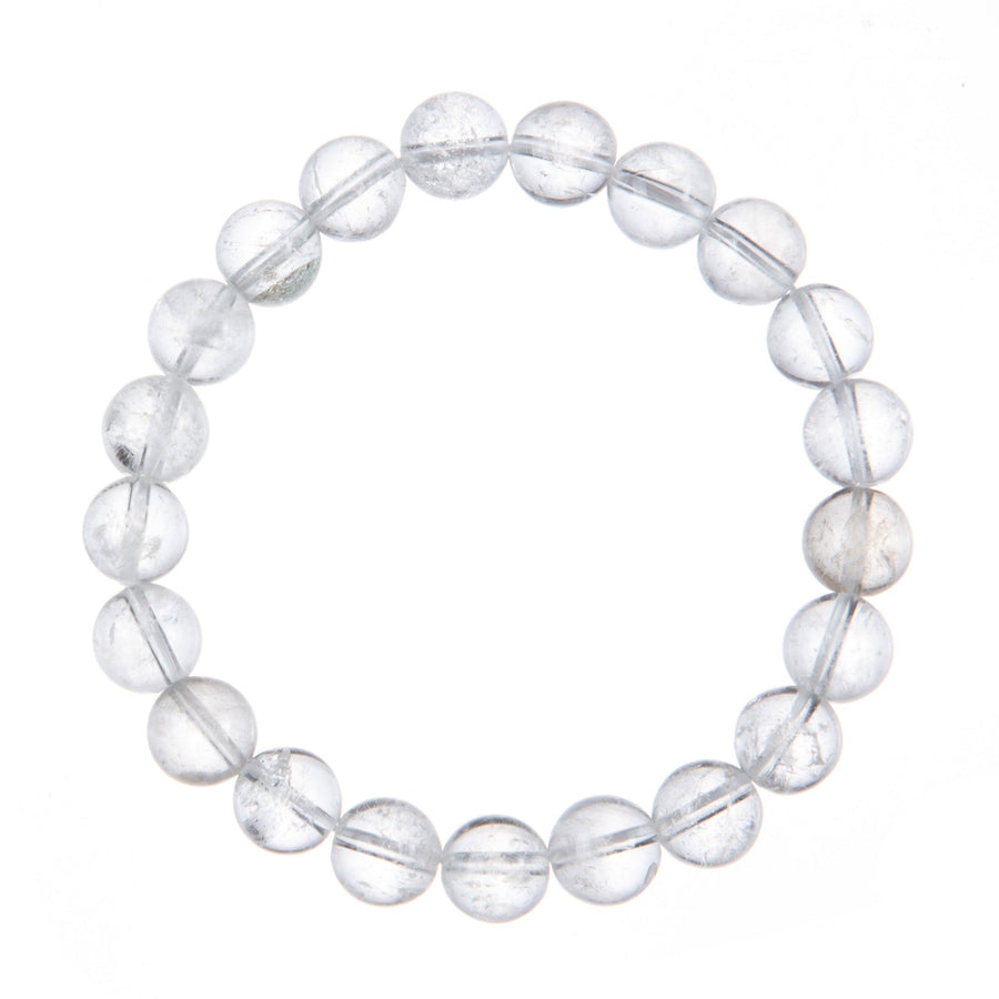 Clear Quartz Stone Stretch Bracelet B3715-Clear Quartz