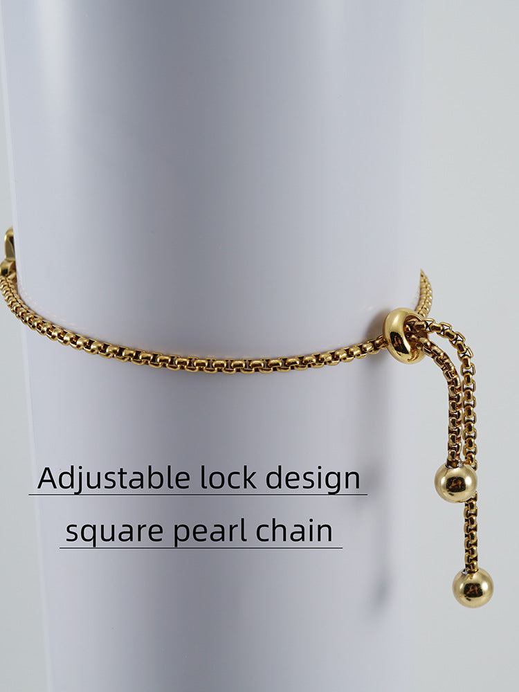 Alphabet Stainless Steel Bracelet B3727