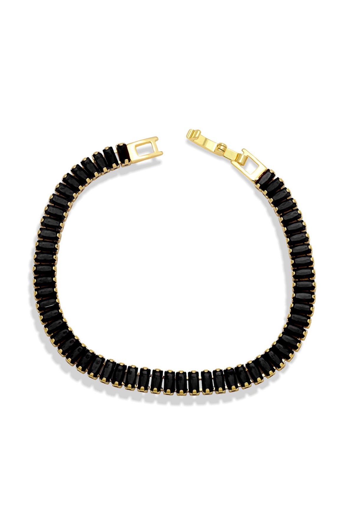 Cubic Zirconia Chain Bracelet B3731