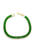 Cubic Zirconia Chain Bracelet B3731