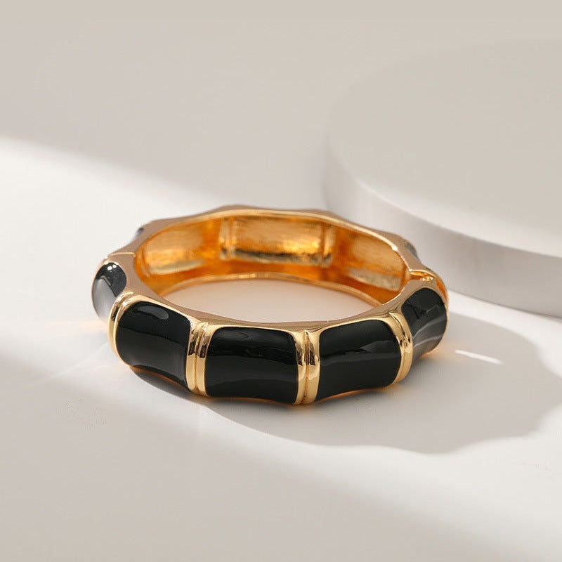 Bamboo Shaped Alloy Bracelet B3733