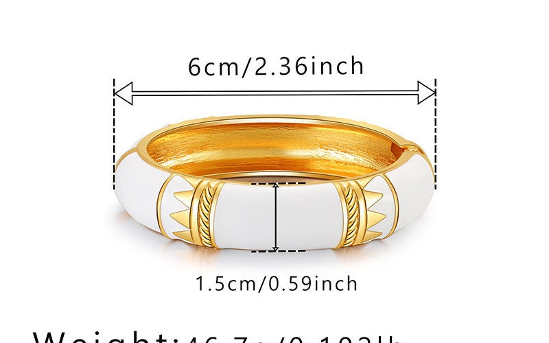 Bamboo Shaped Alloy Bracelet B3733