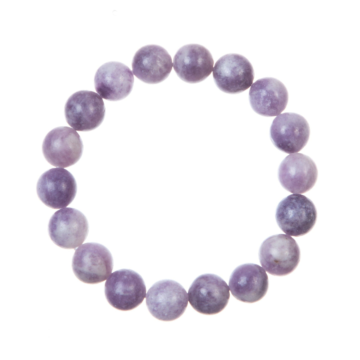 Lepidolite Stone Stretch Bracelet B3803-Lepidolite - 10MM