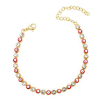 Evil Eye Rhinestone Bracelet B3839