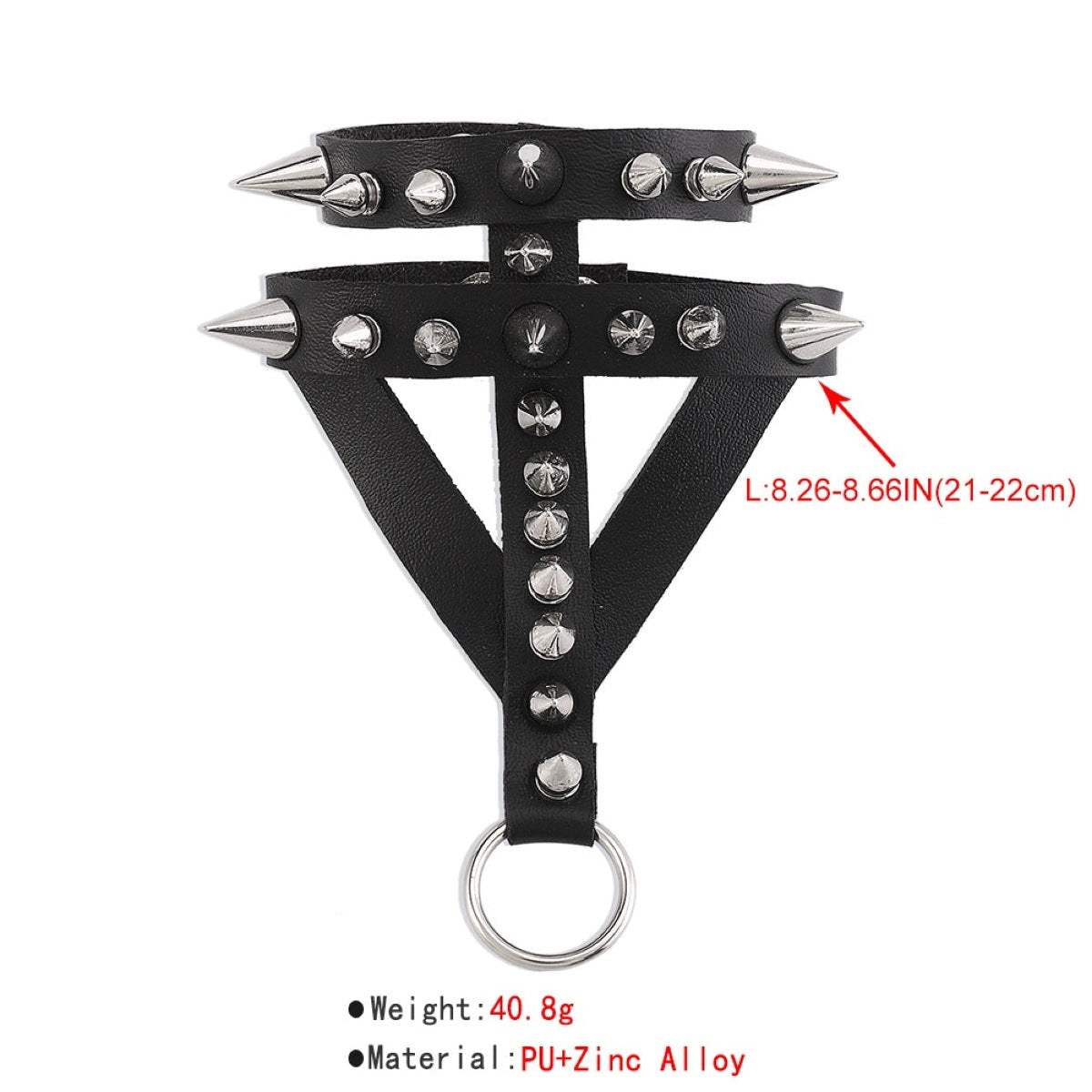Punk Rivet Finger Bracelet B3842