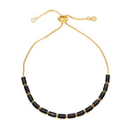 Cubic Zirconia Chain Bracelet B3848