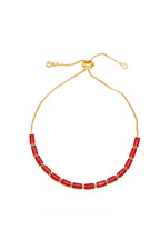 Cubic Zirconia Chain Bracelet B3848