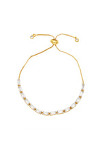 Cubic Zirconia Chain Bracelet B3848