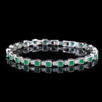 Cubic Zirconia Chain Bracelet B3869
