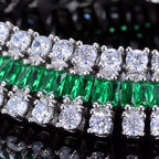 Three-layer Cubic Zirconia Chain Bracelet B3870