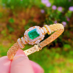 Emerald Cubic Zirconia Bracelet B3878