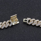 Rhombus Cubic Zirconia Chains Bracelet B3885