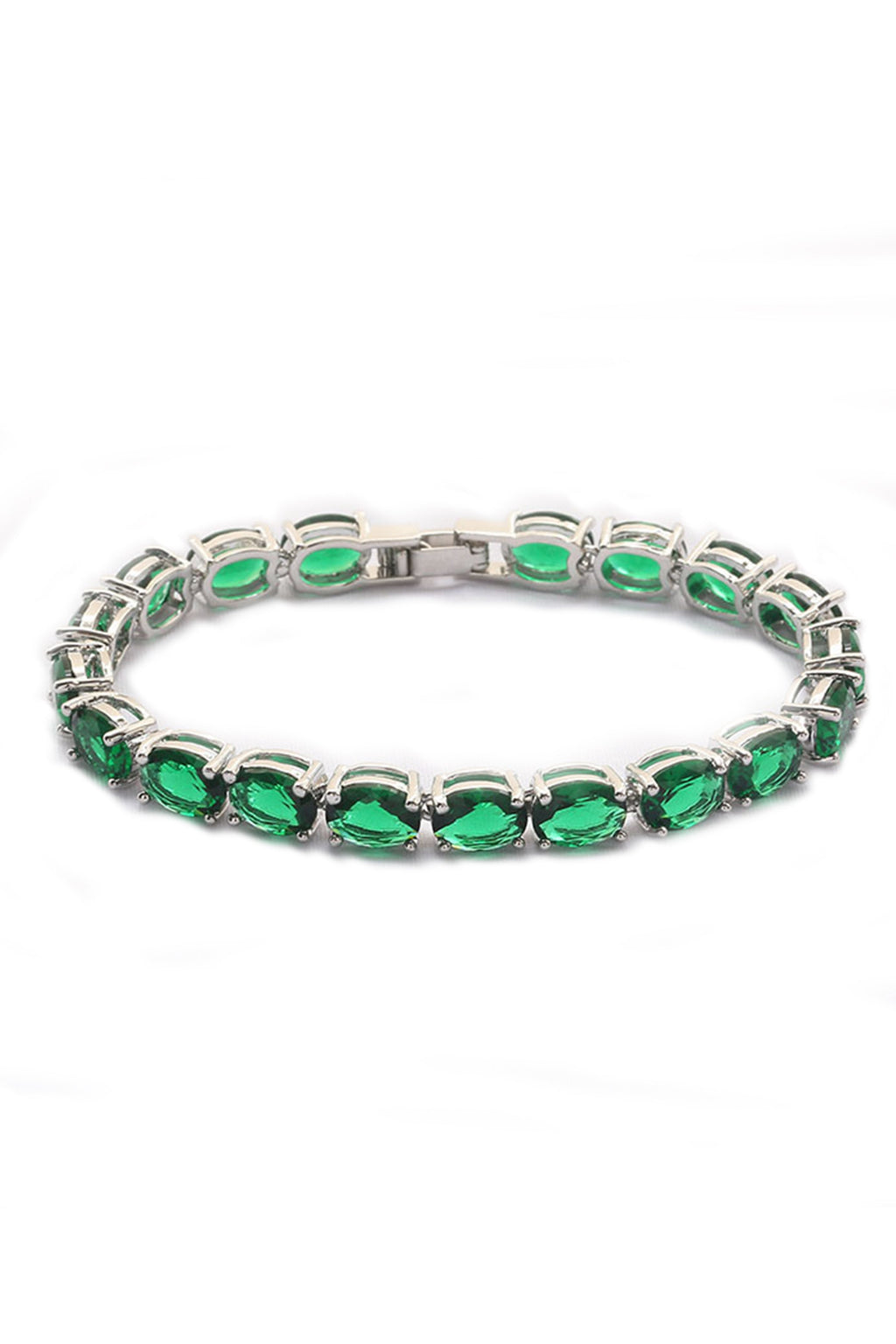 Cubic Zirconia Chain Bracelet B3890