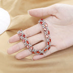 Luxury Cubic Zirconia Chain Bracelet B3912