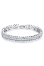 Ears Of Wheat Cubic Zirconia Bracelet B3924