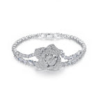 Rose Cubic Zirconia Bracelet B3927