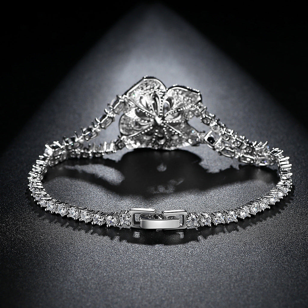 Rose Cubic Zirconia Bracelet B3927