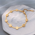 Round Stainless Steel Chains Bracelet B3935