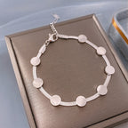Round Stainless Steel Chains Bracelet B3935