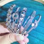 Geometry Random Cubic Zirconia Bracelet B3939