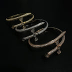 Sword Cross Cubic Zirconia Bracelet B3940