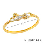 Leopard Cubic Zirconia Bracelet B3956