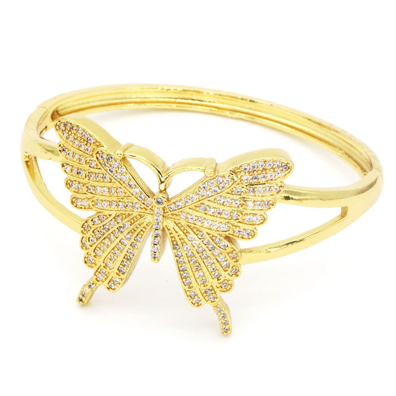 Multicolor Cubic Zirconia Cuff Bracelet B3964