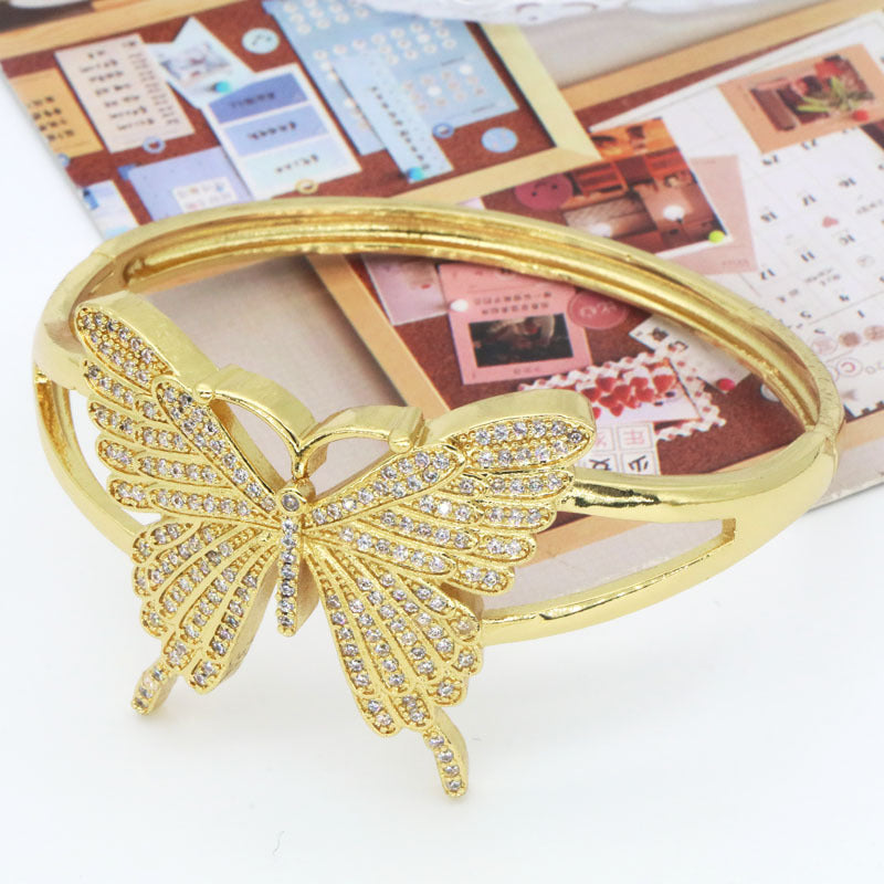 Multicolor Cubic Zirconia Cuff Bracelet B3964