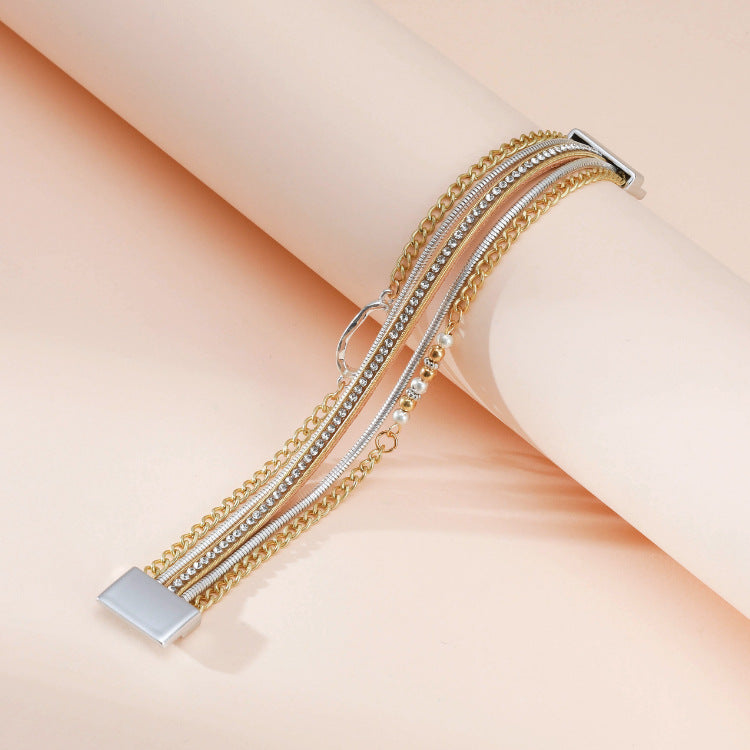Geometry Multilayer Magnetic Bracelet B4009 - view 9