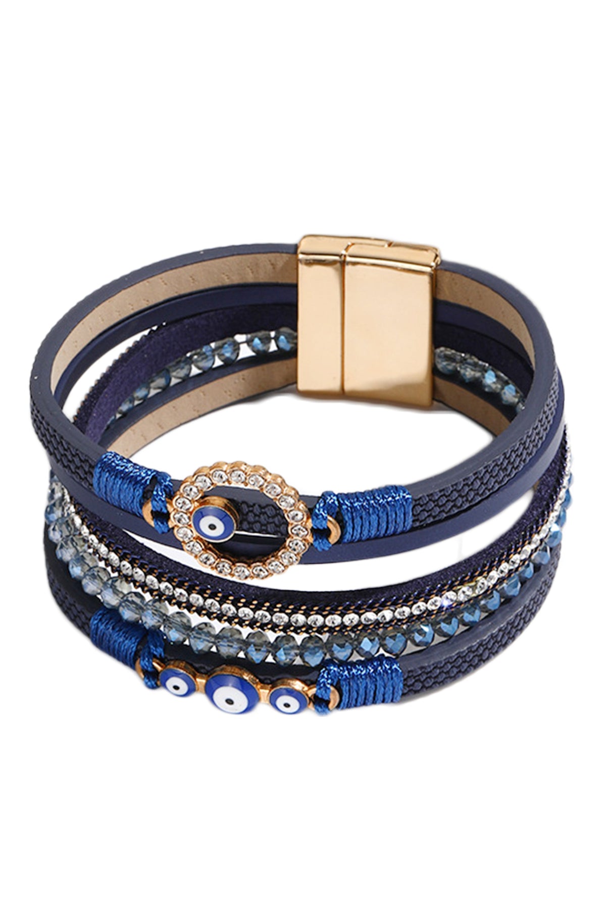 Evil Eye Multi-Layer Magnetic Bracelet B4015