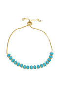 Cubic Zirconia Bead Chains Bracelet B4029