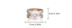 Shell Leather Bangle Magnetic Bracelet B4053 - view 2