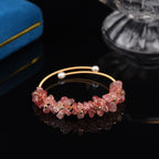 Irregular Natural Stone Wrap Cuff Bracelet B4079 - view 16