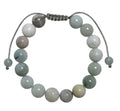 Amazonite Stone Braided Shamballa Bracelet B4107-Amazonite - 10MM