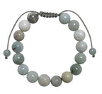 Amazonite Stone Braided Shamballa Bracelet B4107-Amazonite - 10MM