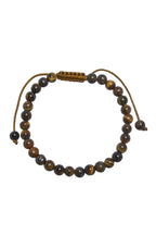Tiger Eye Braided Shamballa Bracelet B4111-12MM - view 2