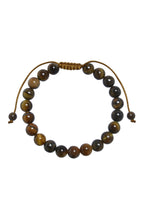 Tiger Eye Braided Shamballa Bracelet B4111-12MM