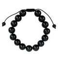 Onyx Braided Shamballa Bracelet B4114-Onyx - 12MM