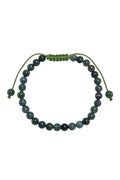 Moss Agate Stone Braided Bracelet B4131-Moss-Agate - 6MM