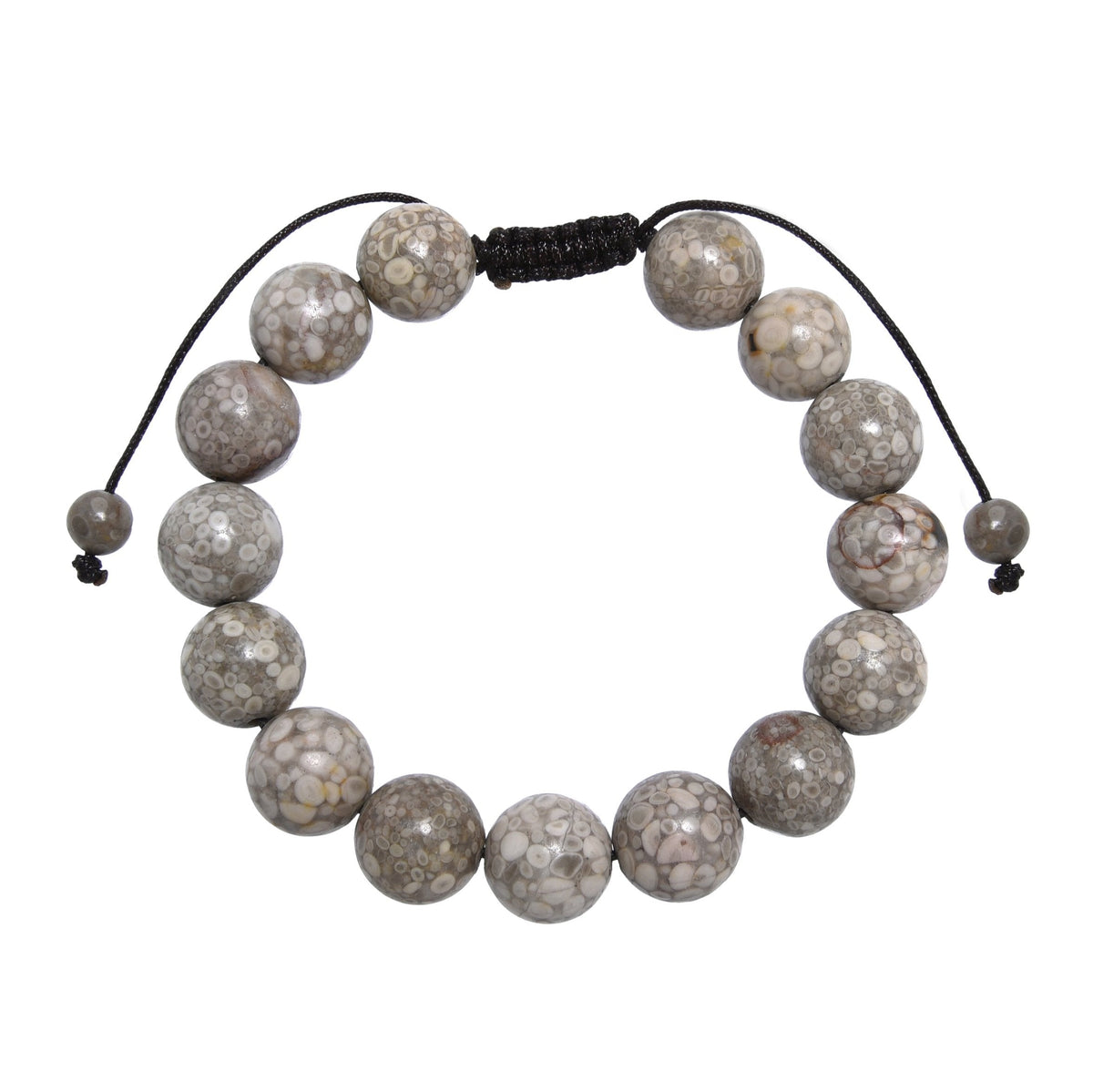 Maifan Stone Braided Bracelet B4151-Maifan - 12MM