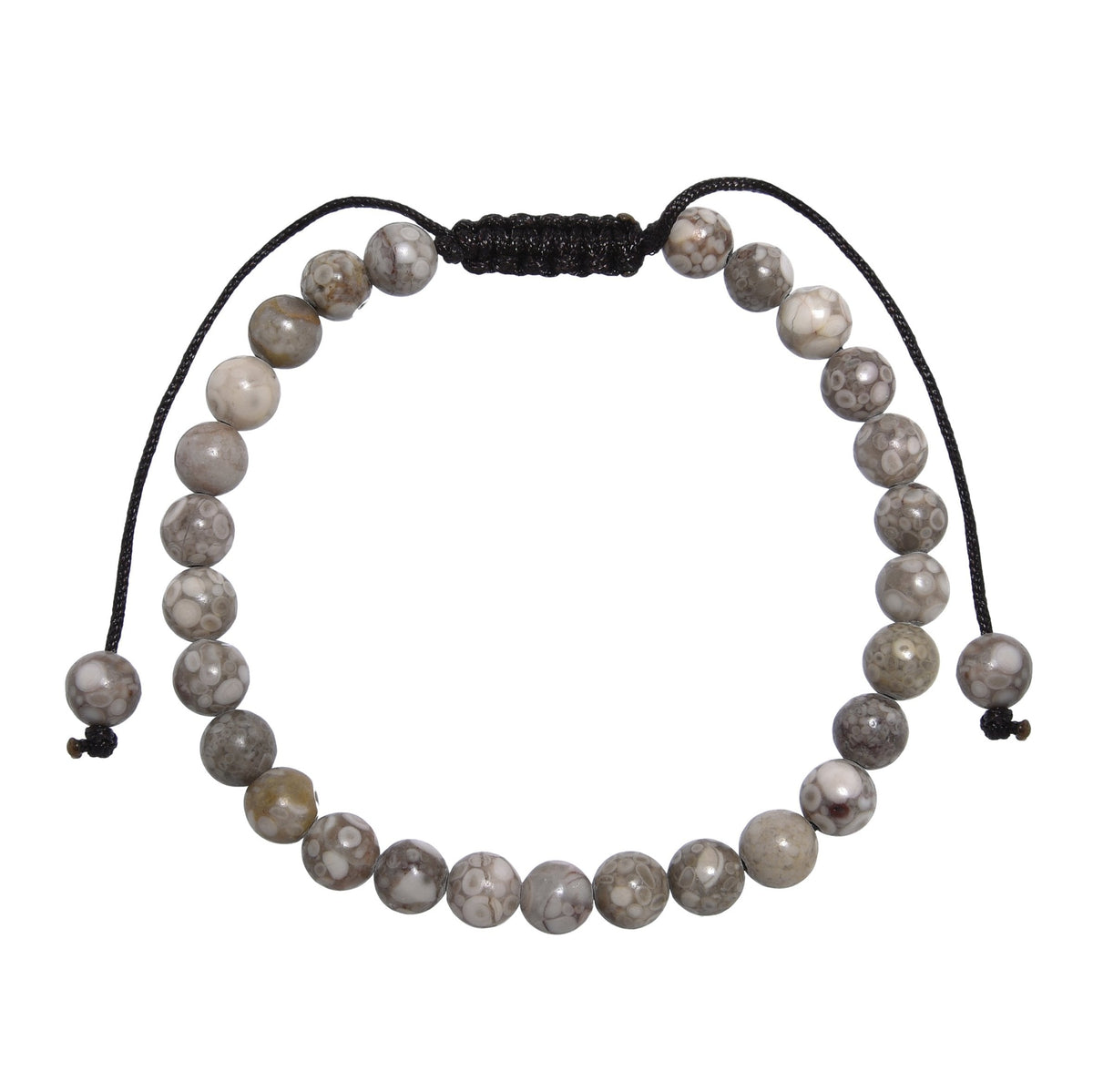 Maifan Stone Braided Bracelet B4151-Maifan - 6MM