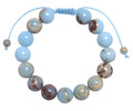 Shoushan Stone Braided Bracelet B4152-Shoushan - 12MM