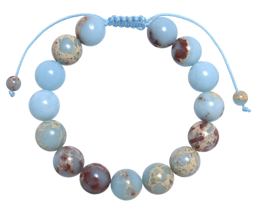 Shoushan Stone Braided Bracelet B4152-Shoushan