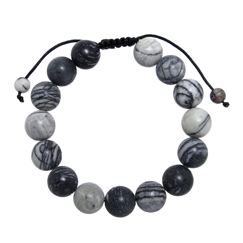 B4153-Black Network Stone-Matte-10MM